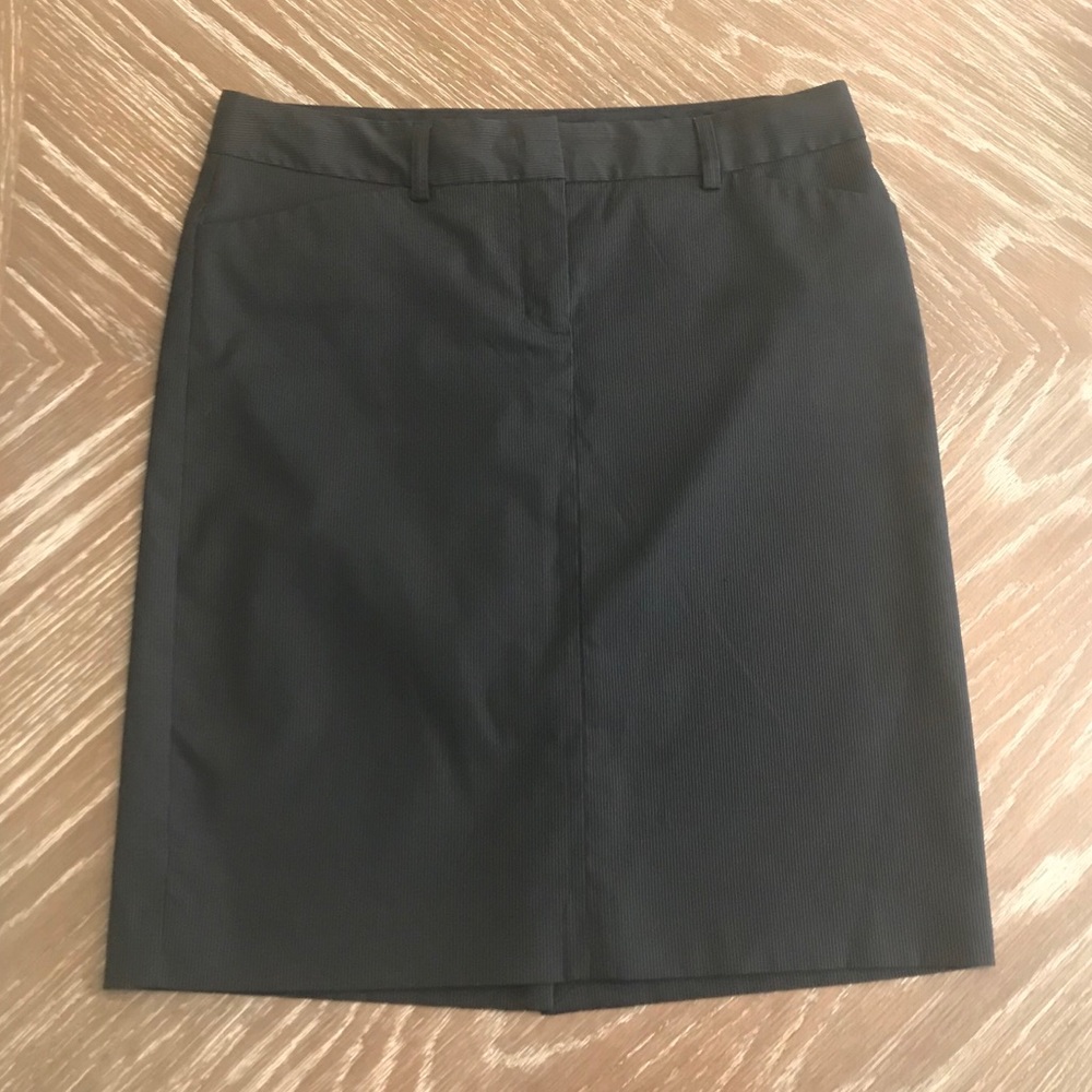 Express Editor Pinstripe Pencil Skirt